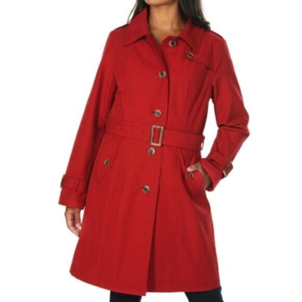 New Pendleton Red Trench Coat
